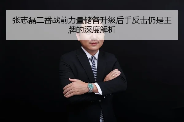 张志磊二番战前力量储备升级后手反击仍是王牌的深度解析